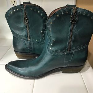 Lucky Brand Leather Ankle-Boots